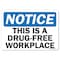 Signmission OSHA Notice Decal, This Is A Drug-Free Workplace, 24in X 18in Decal, 18" W, 24" L, Landscape OS-NS-D-1824-L-19568 - alternate 1